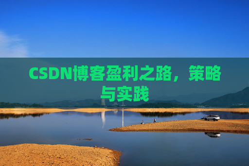 CSDN博客盈利之路，策略与实践